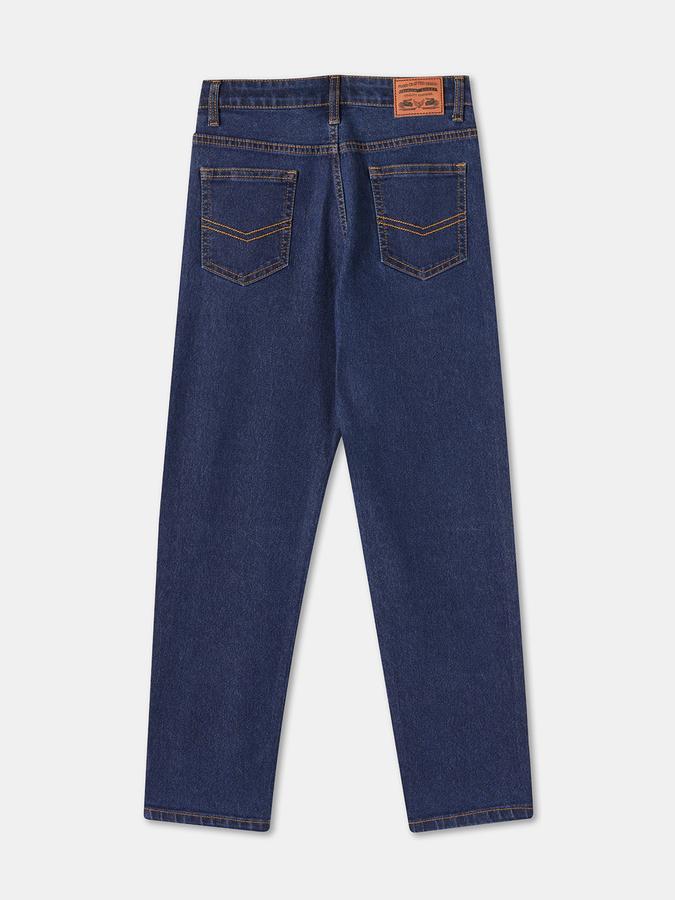 Boys Blend Regular Fit Mid Rise Dark Wash Jeans