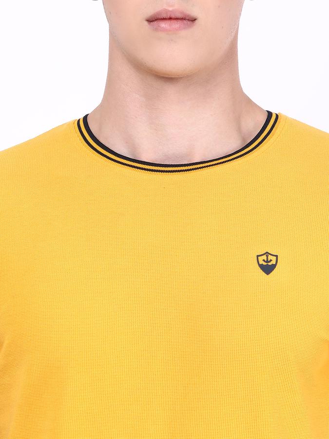 R&B Men's Solid Structured T-Shirt image number 3