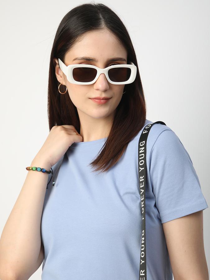 Women Cotton Regular Fit Crew Neck Solid T-shirt