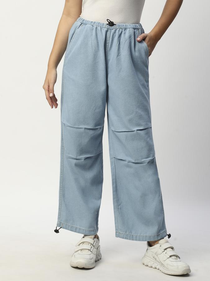 Women Solid Pants & Trousers
