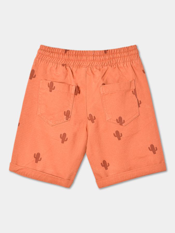 R&B Boys Brown Shorts & 3/4Ths image number 1