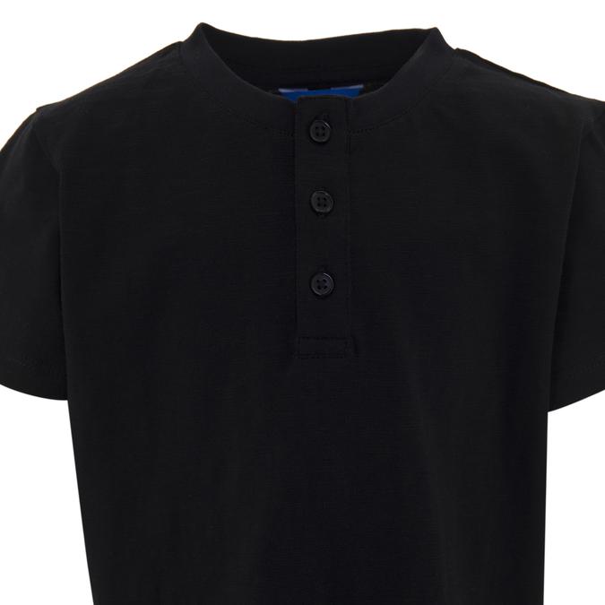 R&B Henley Black T-Shirt image number 1