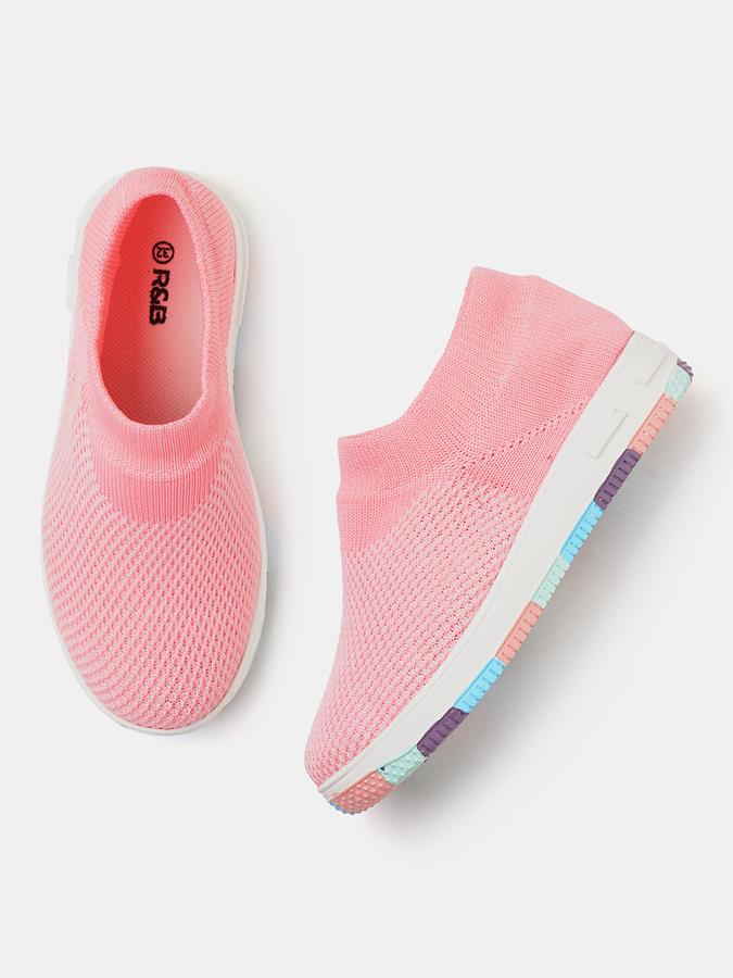 R&B GIrls Pink Casual Shoes image number 0