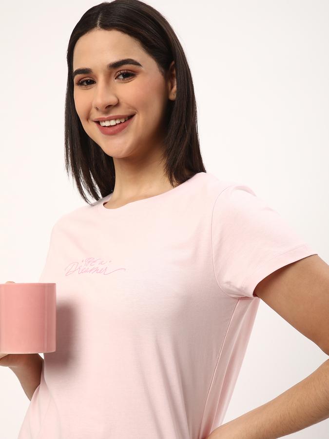 Women Floral Print Pyjamas & T-Shirt Set image number 0