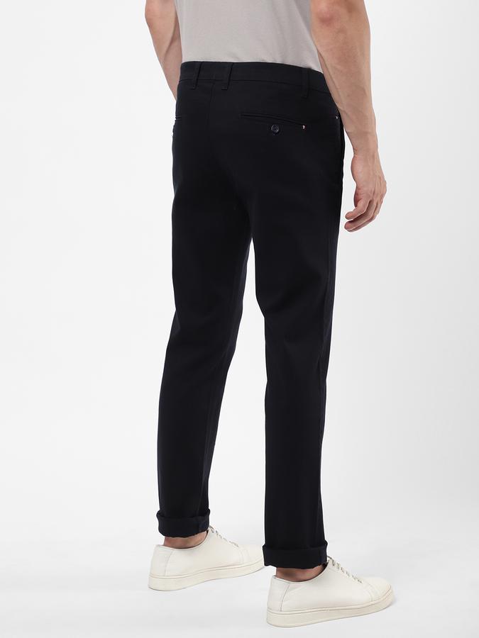 R&B Men Blue Casual Trousers image number 2