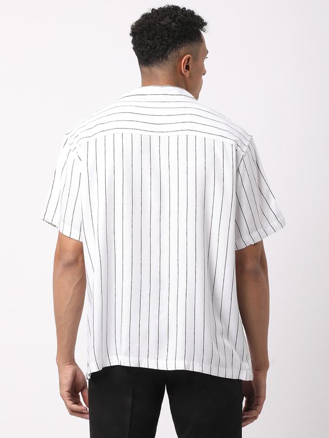 Men Regular Fit Striped Shirt image number 2
