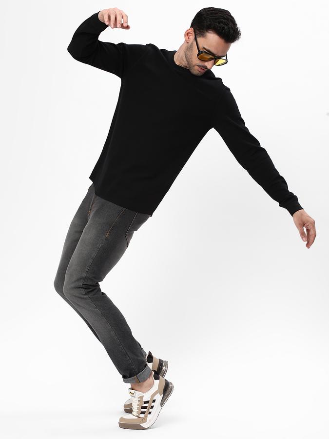R&B Men's Solid Full Sleeve Structured T-Shirt image number 1