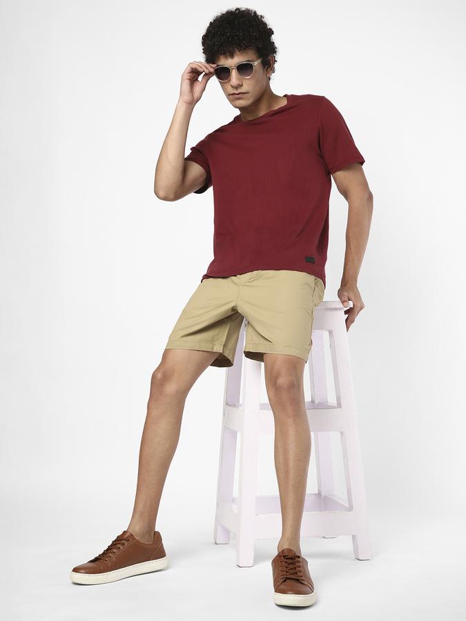 R&B Men Khaki Shorts image number 1