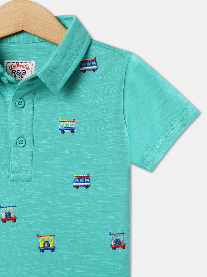 Boys Relaxed Fit Polo T-Shirt image number 2
