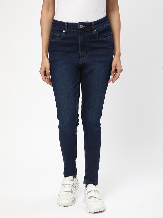 Women Mid-Wash Skinny Fit Jeggings 