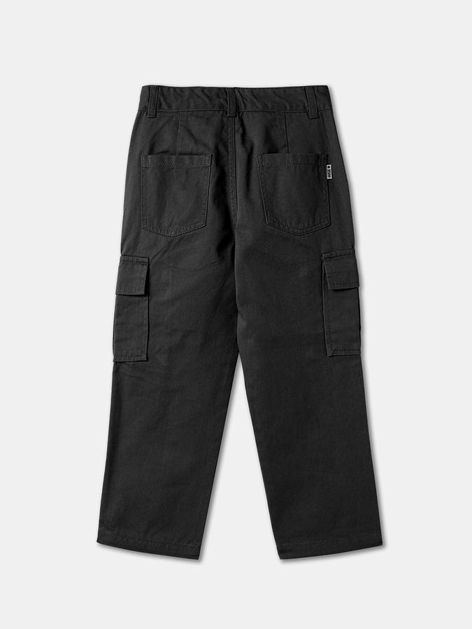 Boys Regular Fit Cargo Pockets Mid Waist Trouser
