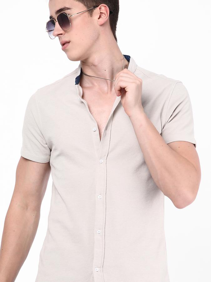 R&B Men's Casual Knitted Shirt image number 0