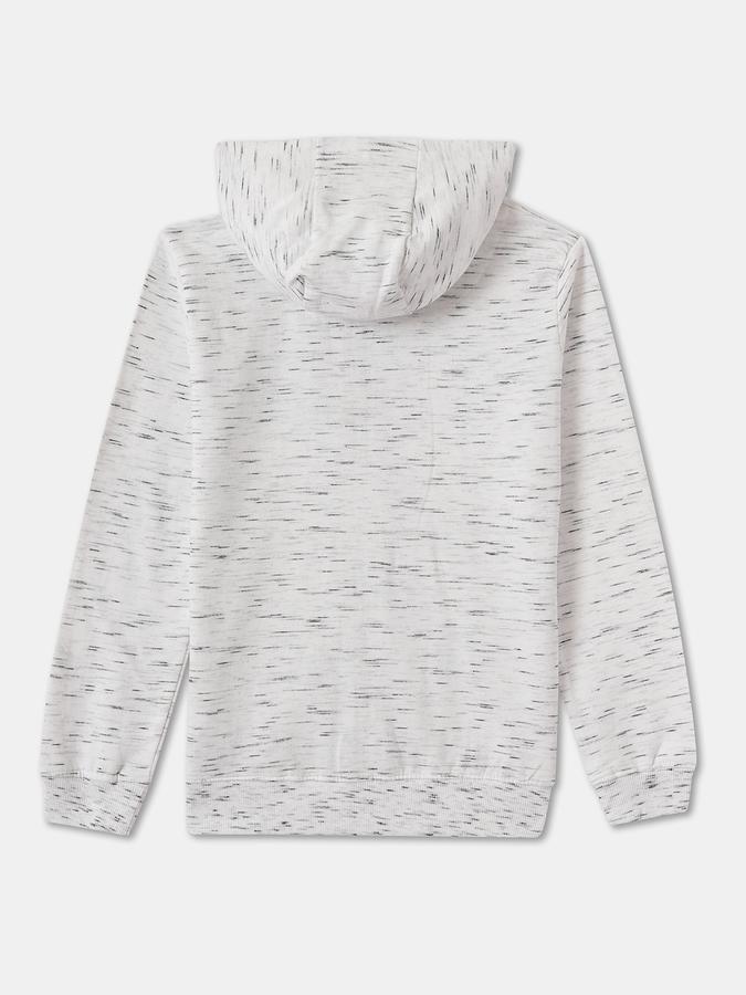 Boys Cotton Hooded Zip Up Graphic Print Jacket