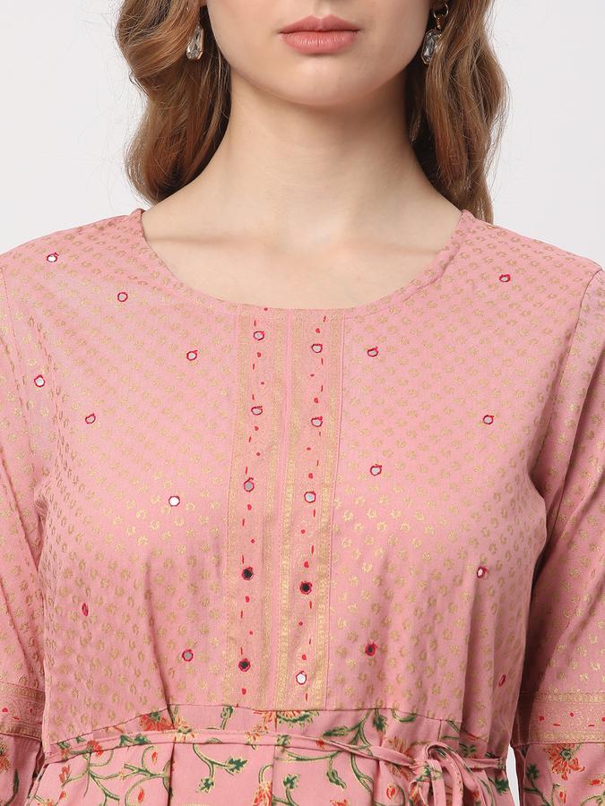 Women Printed A-Line Kurta image number 3