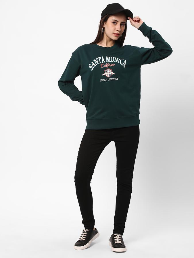 Women Regular Fit Graphic Print Sweatshirt image number 1