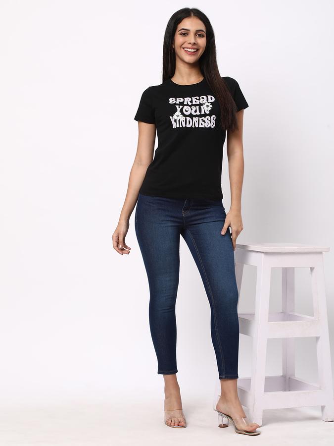 Women Regular Fit Graphic T-Shirt image number 1