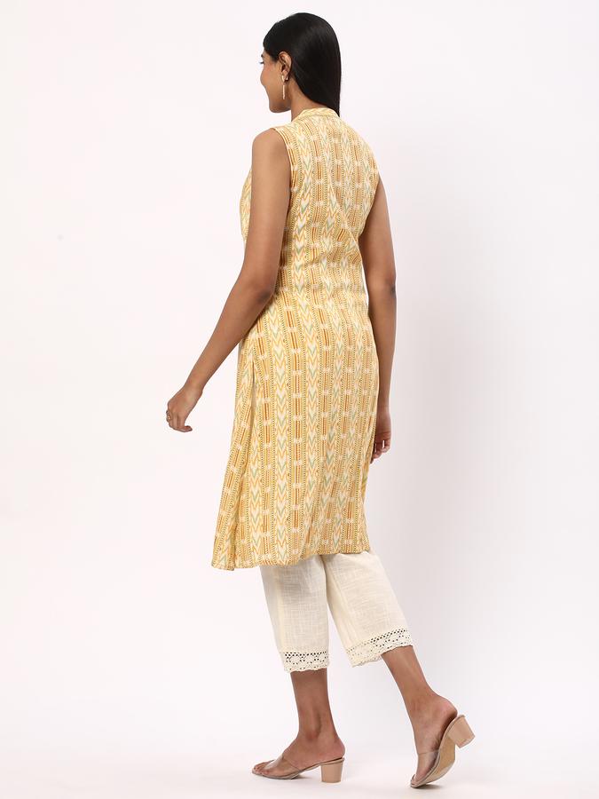 Women Printed Straight Kurta image number 2