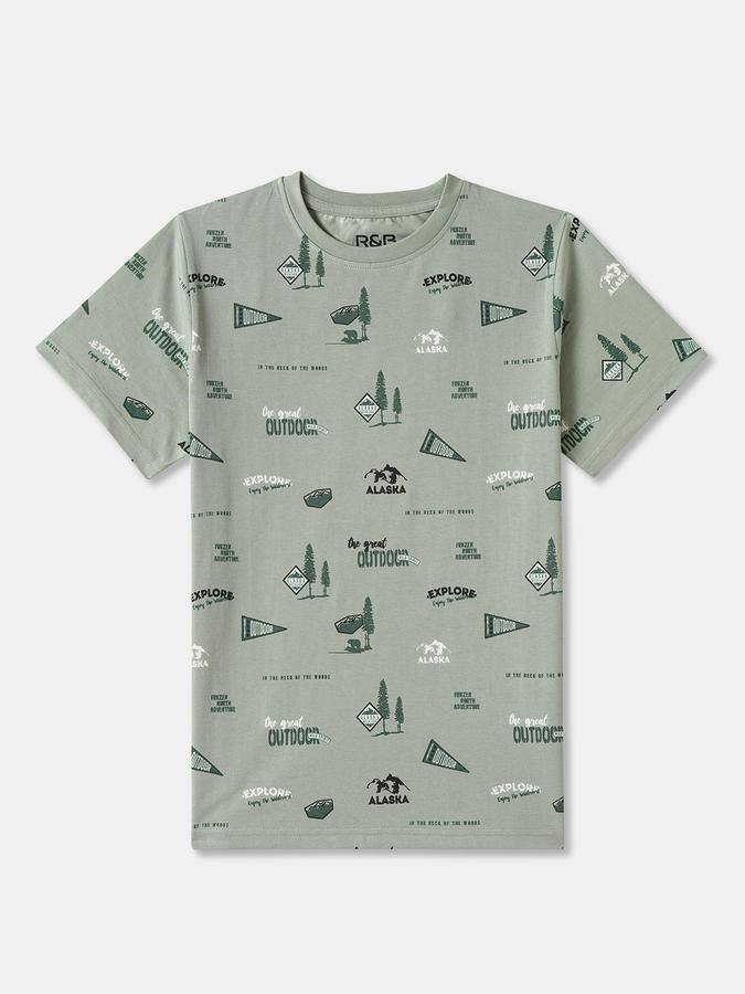 R&B BOYS AOP REGULAR GRAPHIC TEE