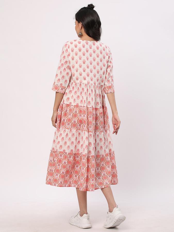 Women Paisley Printed Flared Kurta data-index=