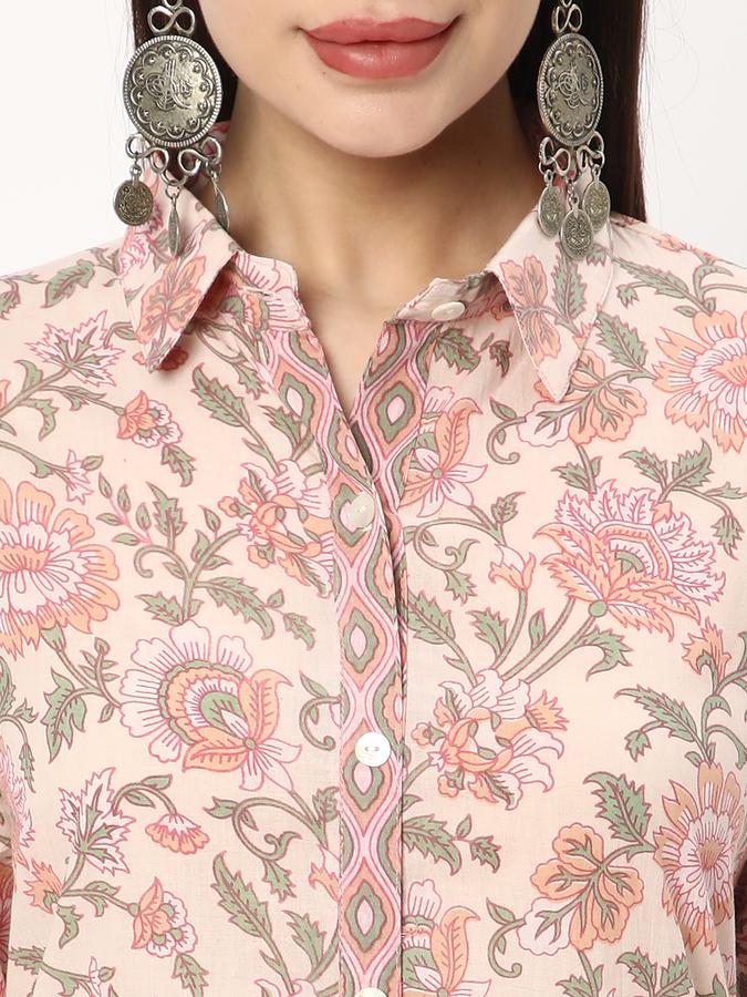 R&B Women Printed A-line Kurta image number 3