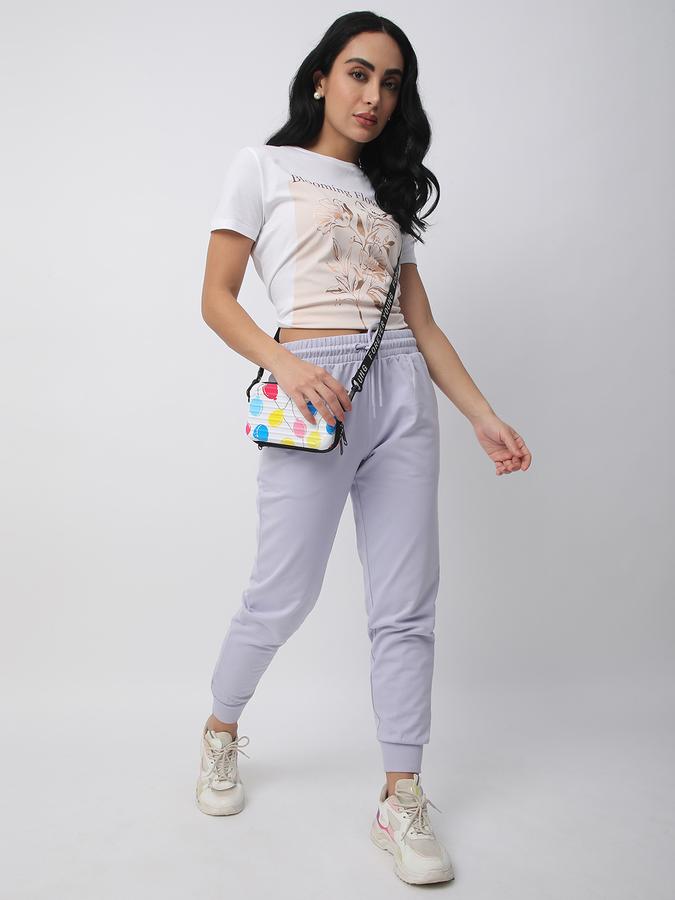 Women Cotton Regular Fit Round Neck Graphic T-shirt