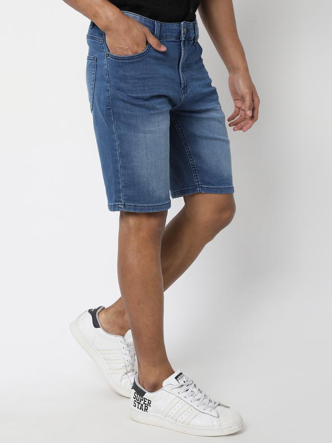 Men Dyed/Washed Shorts image number 1