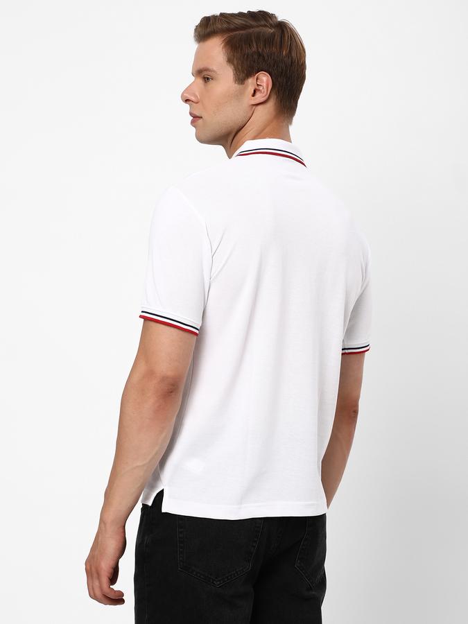 R&B Men's Polo With Contrast Tipping image number 2