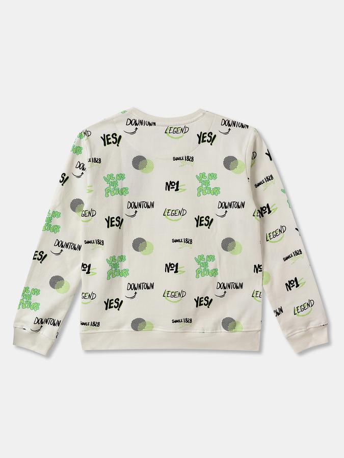 Boys Relaxed Fit Full Sleeve Crew Neck SweaT-Shirt