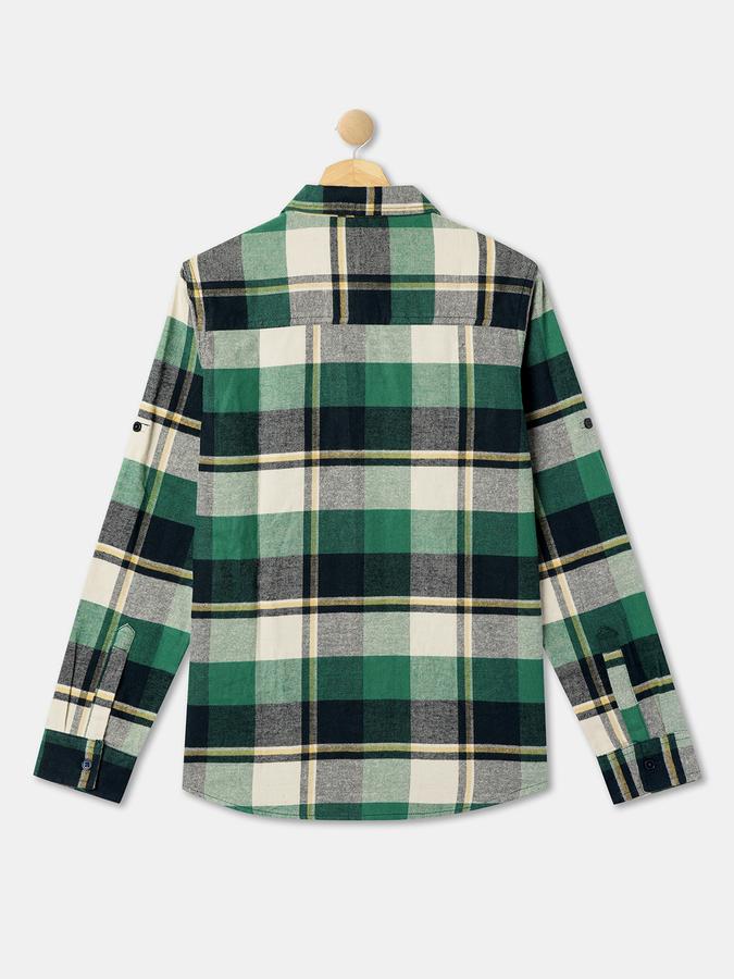 Boys Checked Regular Fit Shirt image number 1