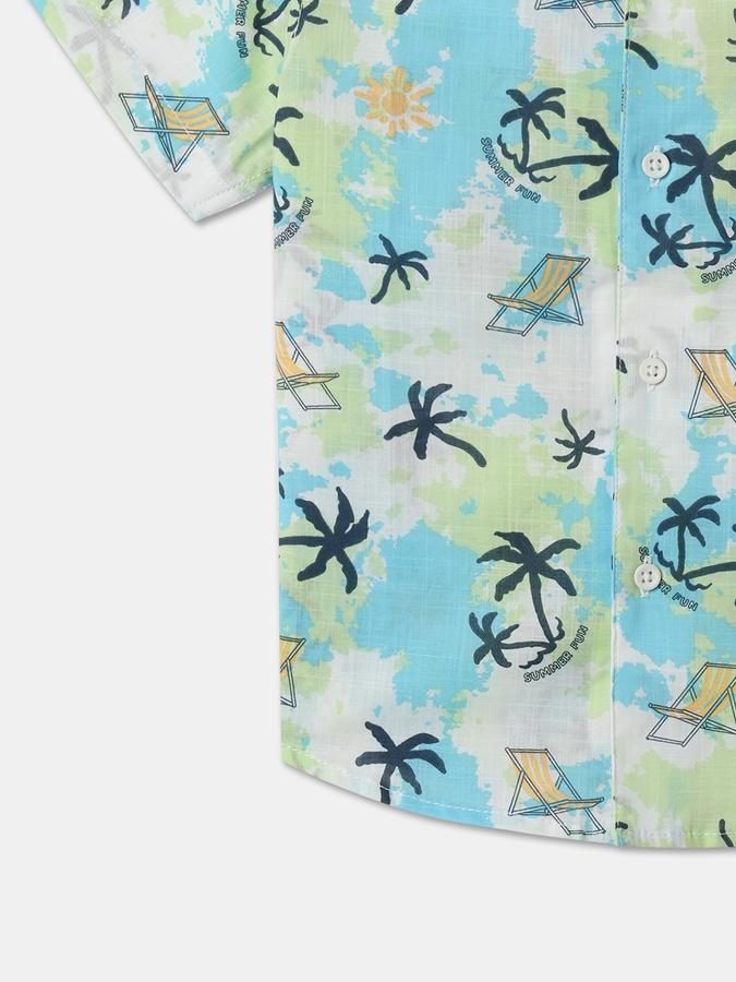 Boys Printed Regular Fit Shirt image number 3