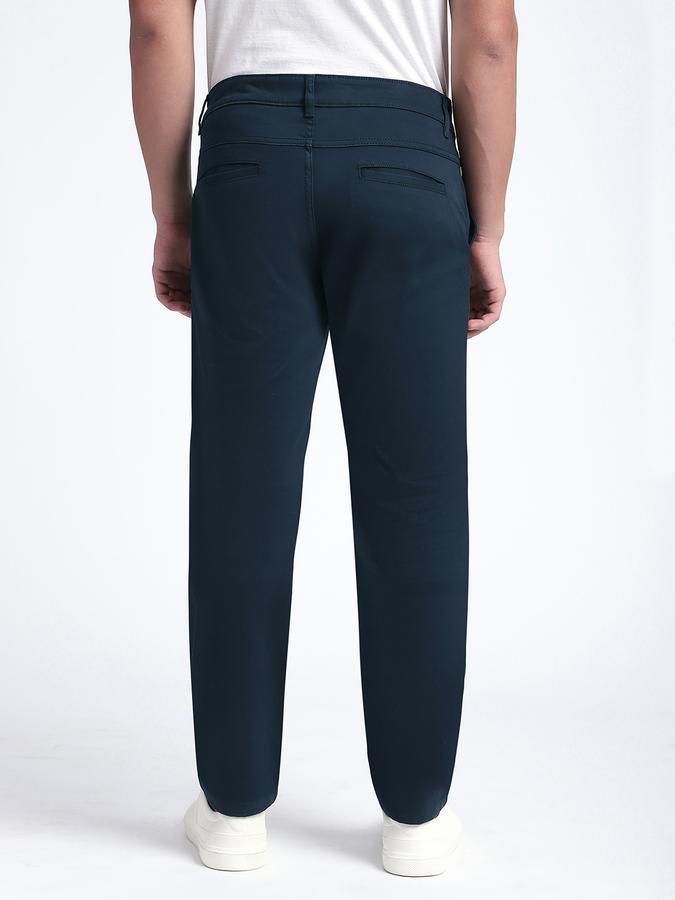 R&B Men's Navy Blue Trousers