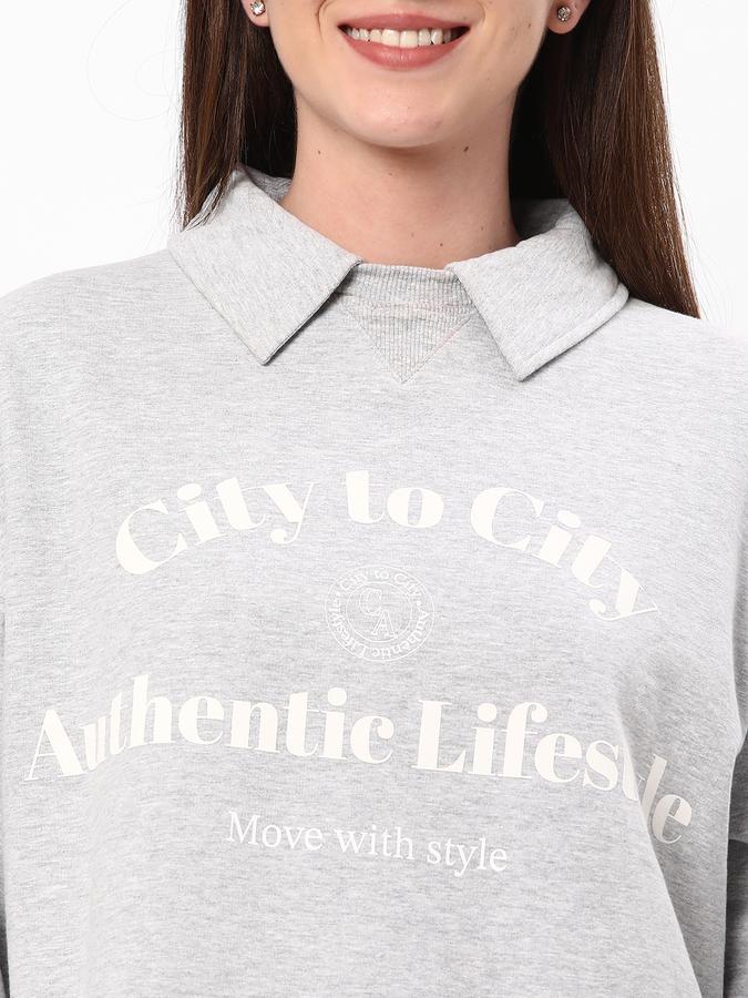 R&B Women Grey Sweatshirts image number 3