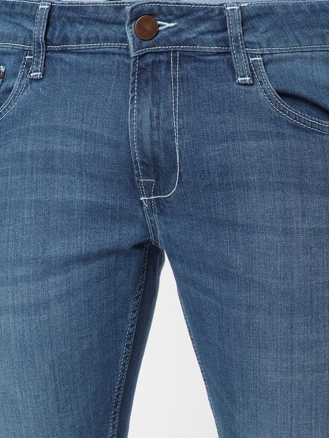 R&B Blue Men Jeans image number 3