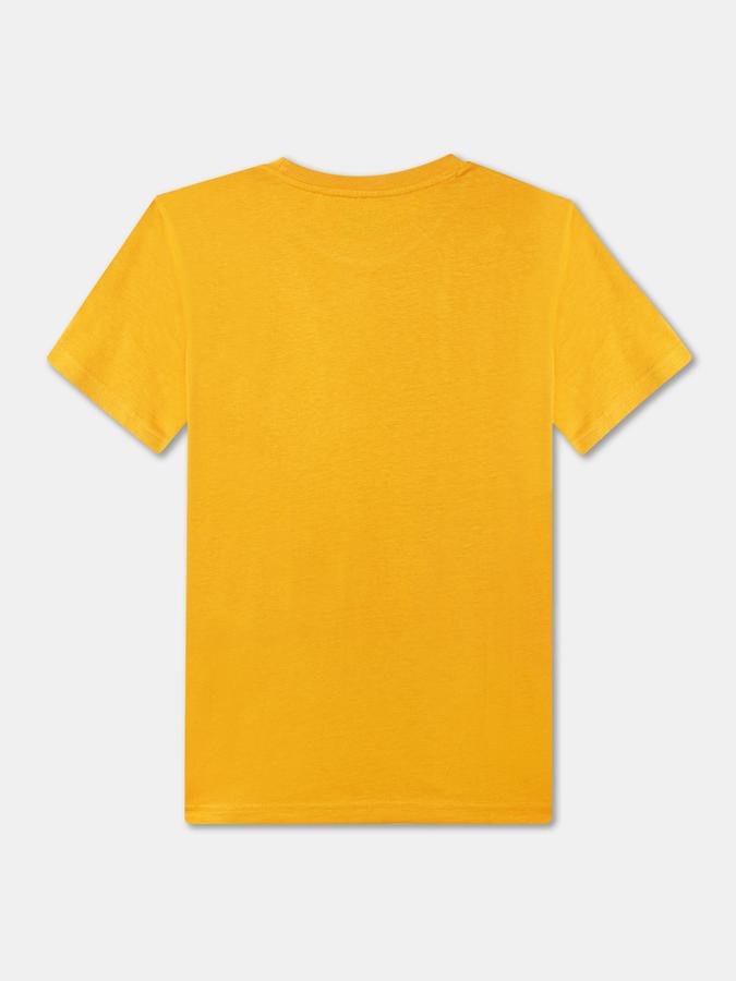 Boys Graphic Print Relaxed Fit Round-Neck T-Shirt image number 1
