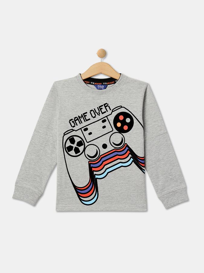 R&B Boys Grey T-Shirts image number 0