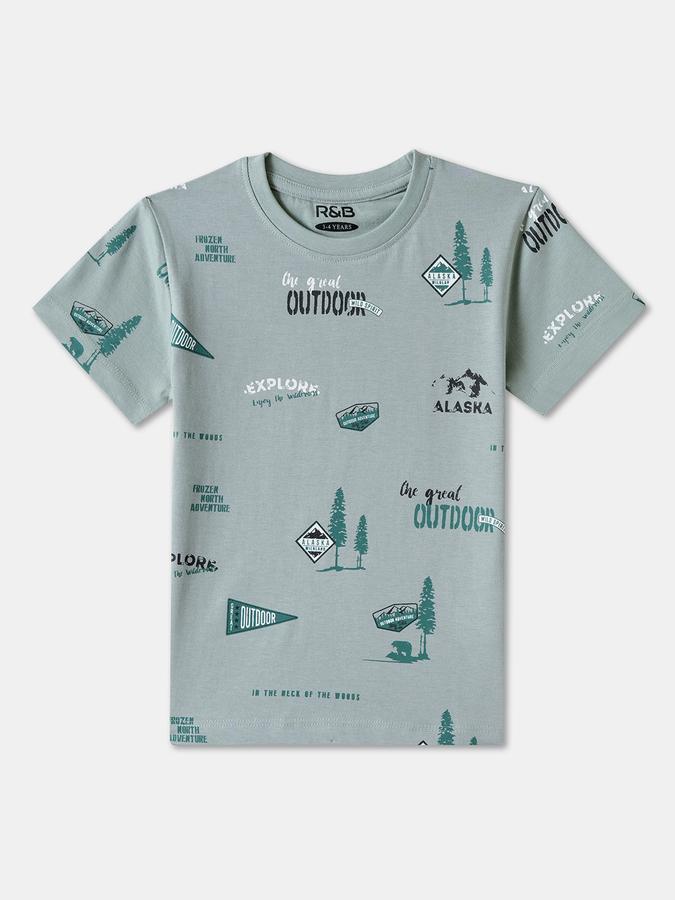 R&B BOYS AOP REGULAR GRAPHIC TEE