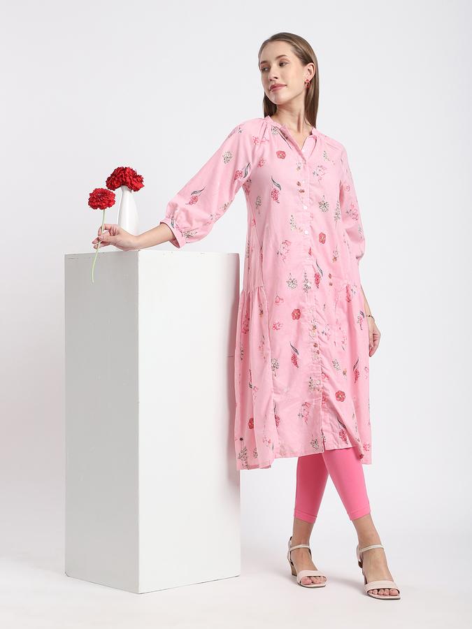 R&B Women's Pink Printed Dress