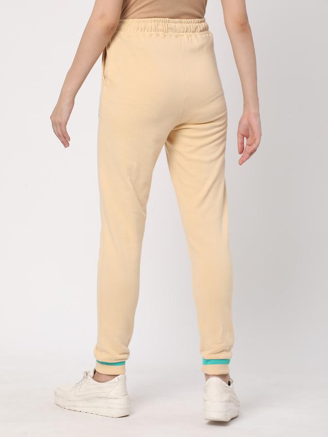 Women Typographic Print Straight Joggers image number 2