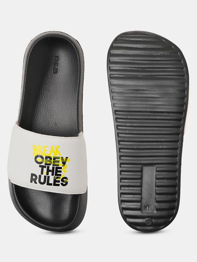 R&B Men White Slides image number 3