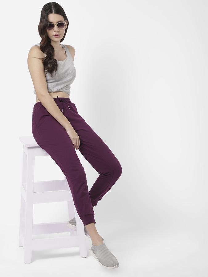 R&B Purple Women Track Pants image number 1