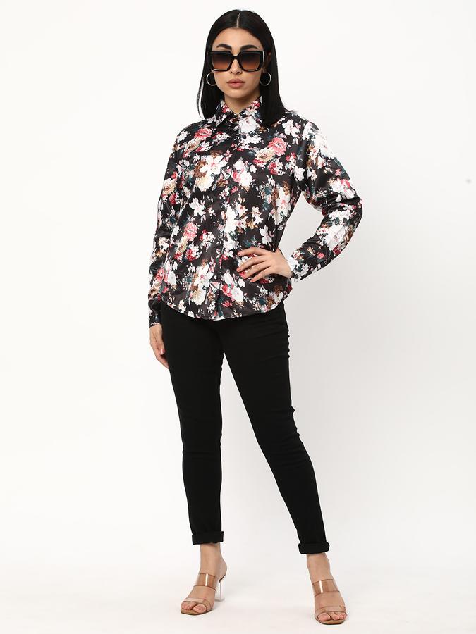 Women Floral Print Regular Fit Top image number 1