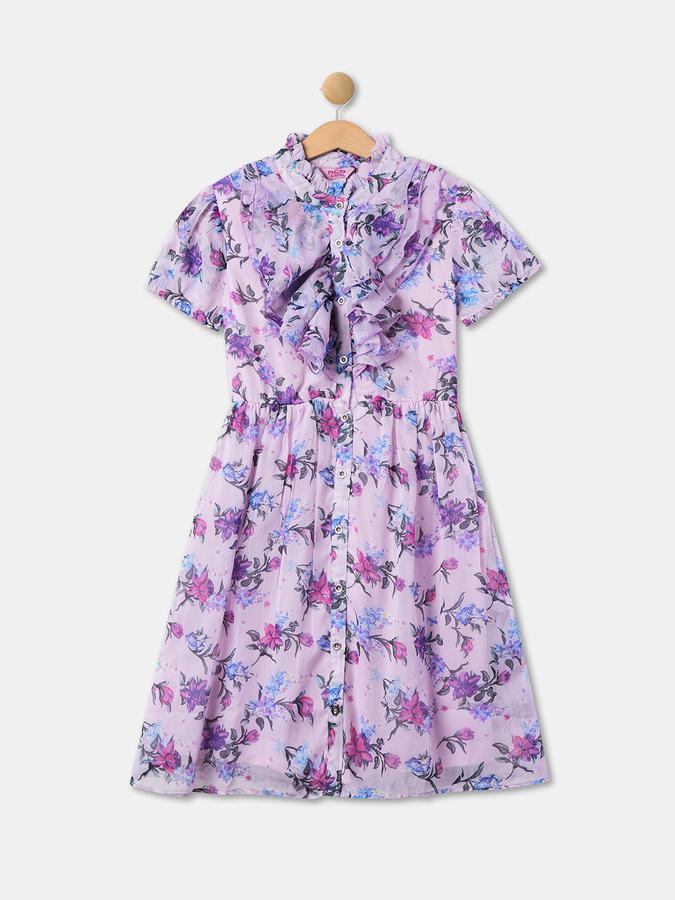 R&B Girls Pink Casual Dresses image number 0