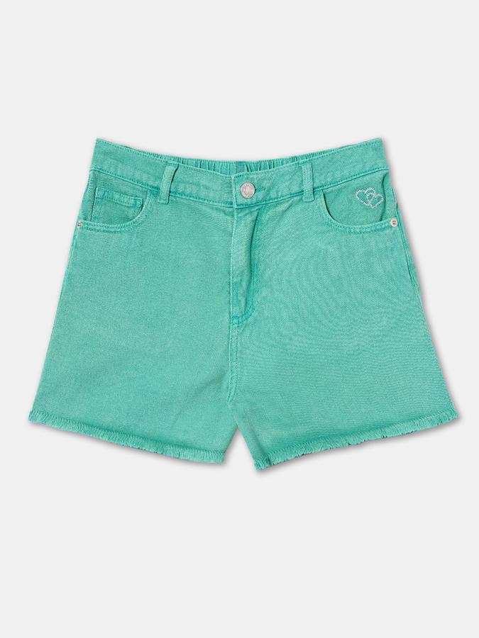 R&B Girls Green Shorts & Skirts image number 0