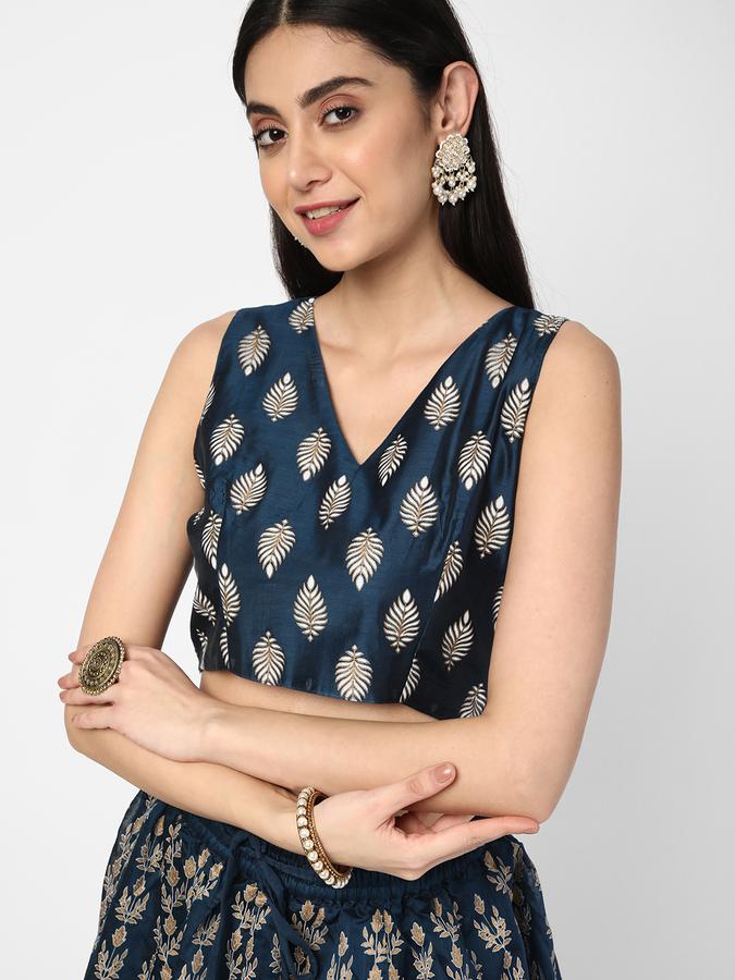 R&B Teal Women Tops & Kurtis image number 0