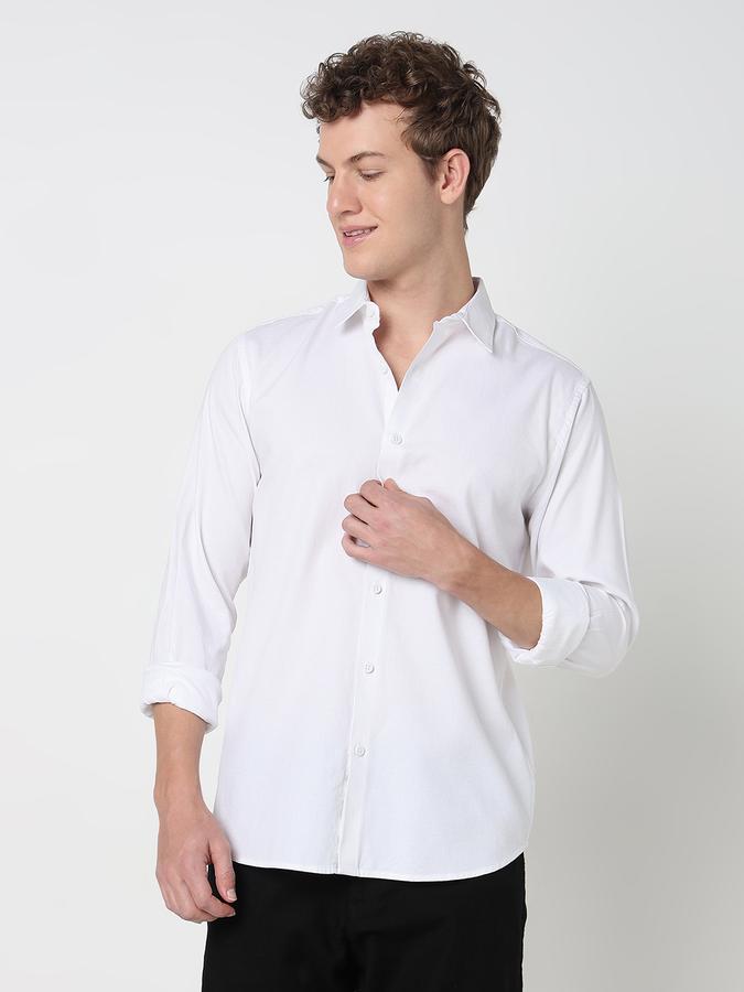 R&B MEN'S FULL SLEEVE Solid SHIRT image number 1
