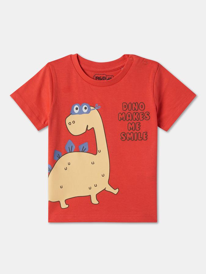 Boys Regular Fit Short Sleeve Crew Neck T-Shirt