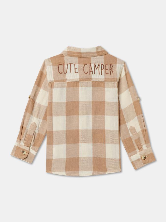 Baby Boys Checkered Casual Shirt image number 1