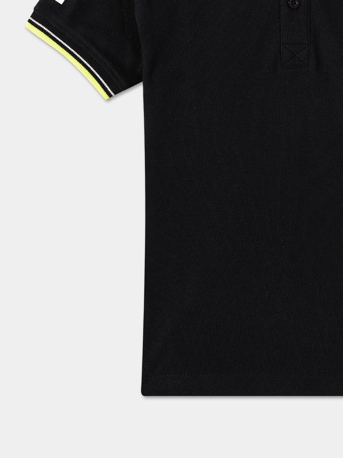 Printed Polo T-Shirt with Short Sleeves image number 3
