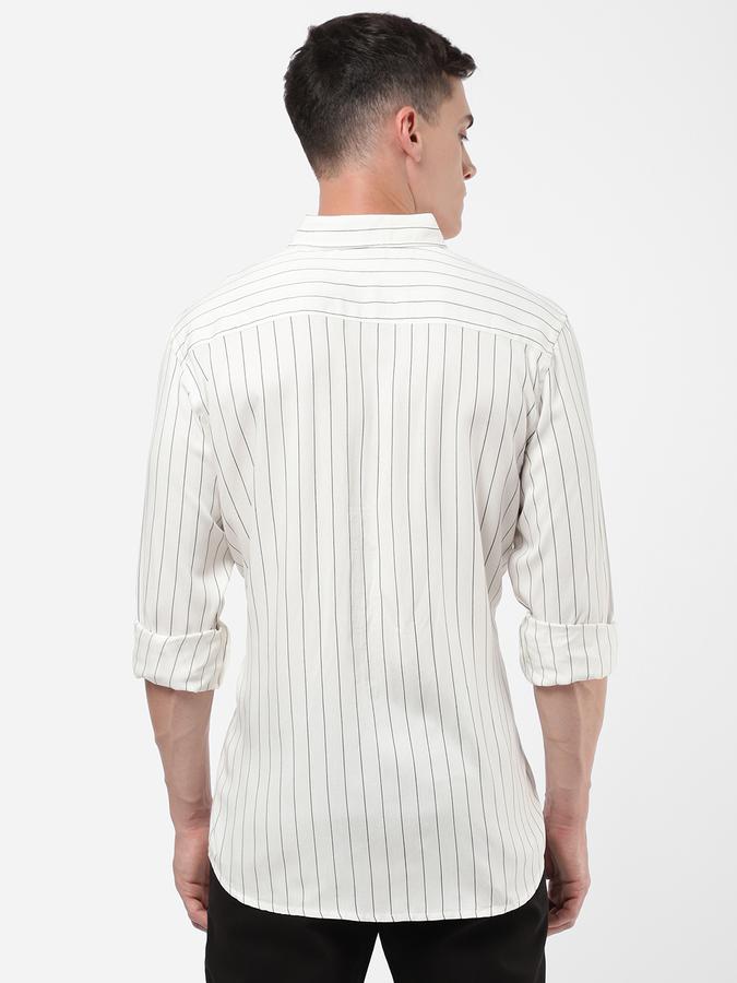 R&B White Men Casual Shirts image number 2