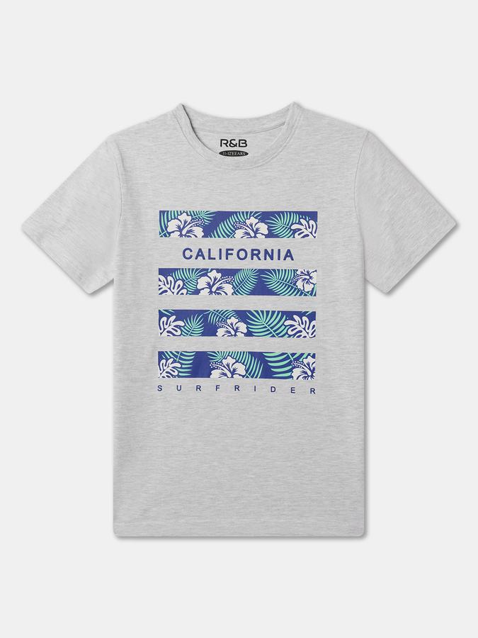 Tropical Print Relaxed Fit T-Shirt